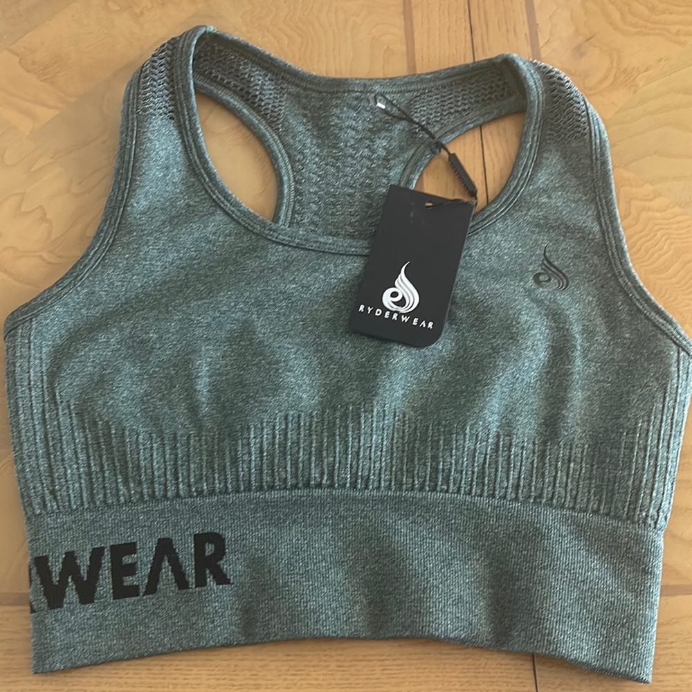 Green Ryderwear  Sports bra. New with tags.